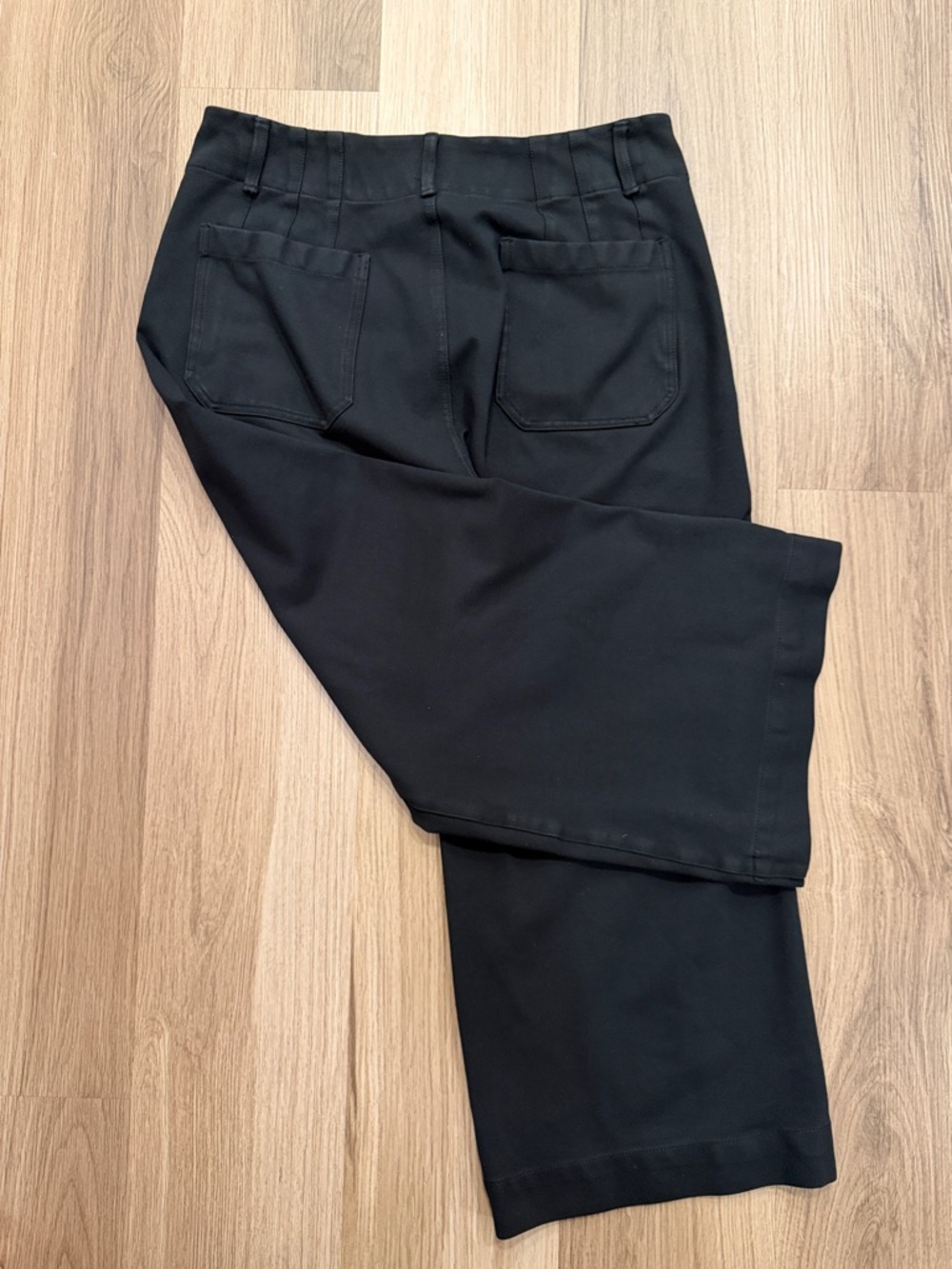 Anthropologie Maeve Colette Black Wide-Leg Pant - Picture 6 of 6